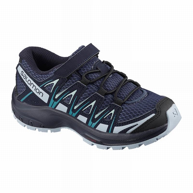 Chaussures De Trail Running Salomon Enfant Bleu Indigo / Bleu - Salomon XA PRO 3D K - France (7231-C